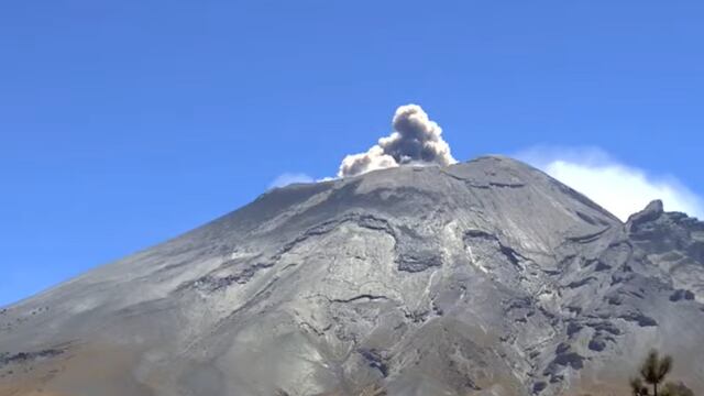 Volcán Popocatépetl el 25 de septiembre