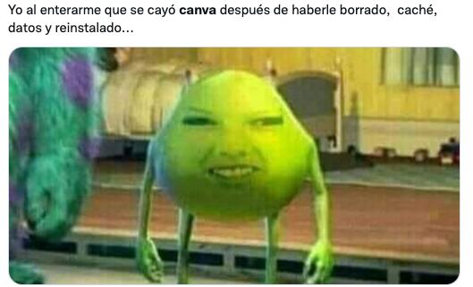 Meme de la caída de Twitter.
