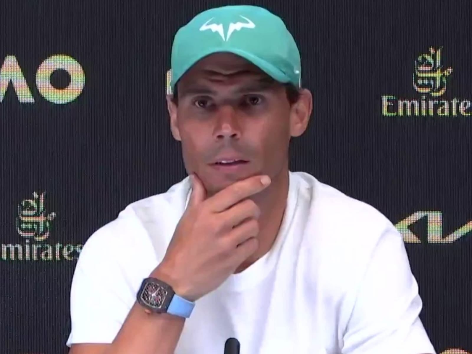 Conferencia de Rafa Nadal en el Abierto de Australia