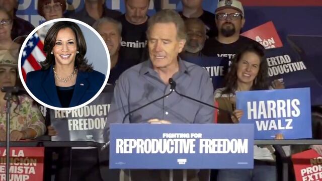 Bryan Cranston, actor de Breaking Bad, anuncia su apoyo a Kamala Harris
