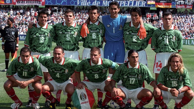 Selección Mexicana en Francia 98.