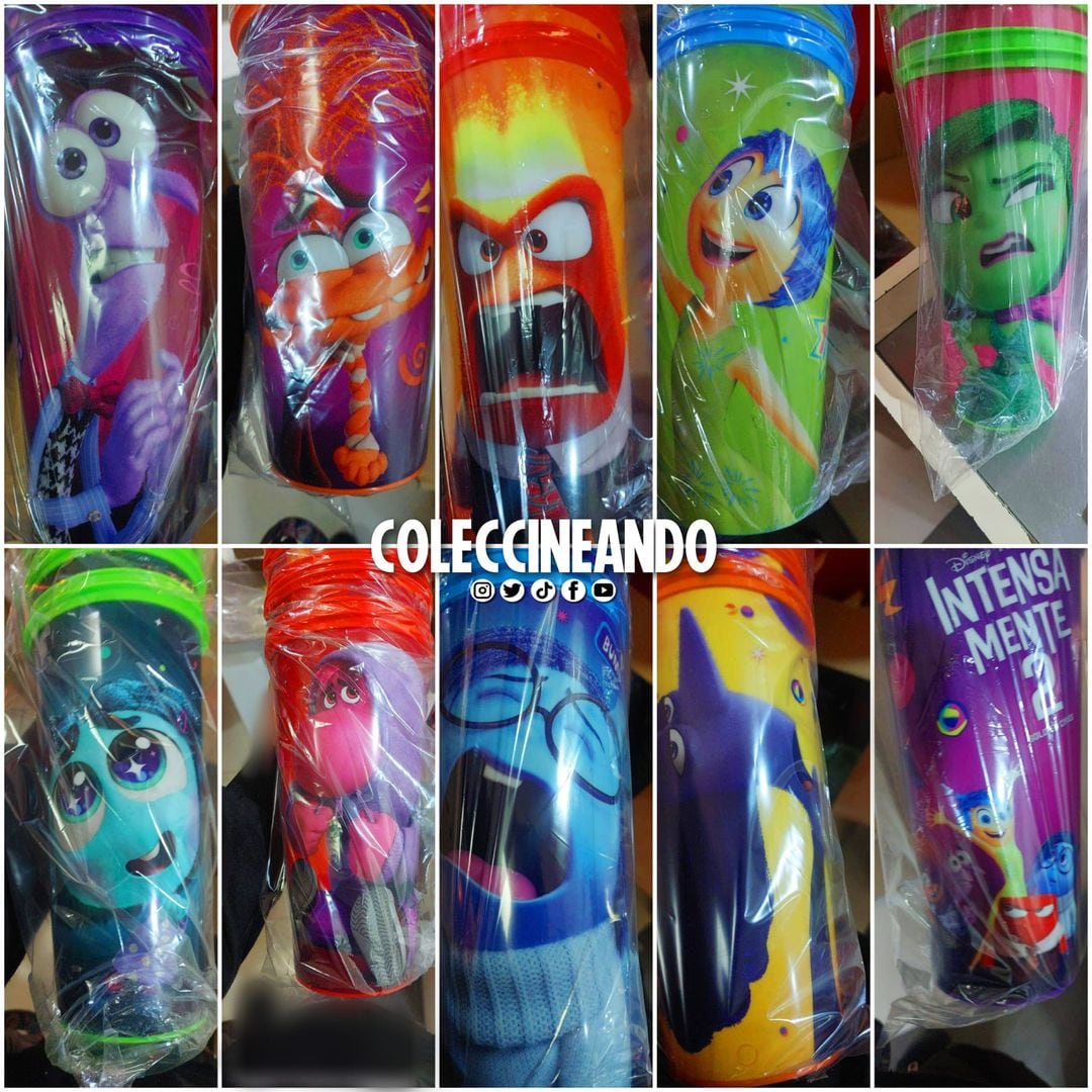 Vasos de Intensamente 2 en Cinemex