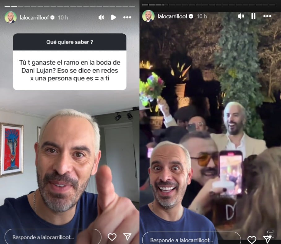 Confunden a Lalo Carrillo con un invitado a la boda de Daniela Luján