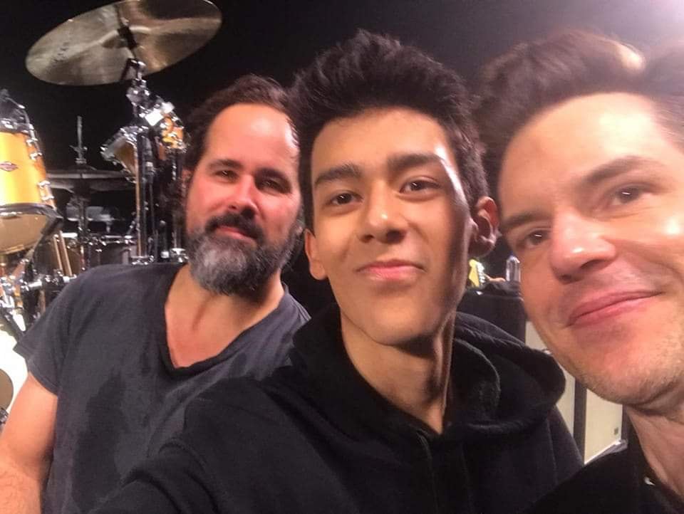 Ronnie Vannucci Jr, Roberto Ramírez y Brandon Flowers, The Killers