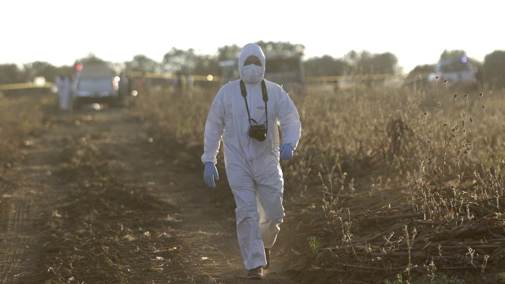 Lugar del siniestro donde fallecieron Martha Érika Alonso y Rafael Moreno Valle