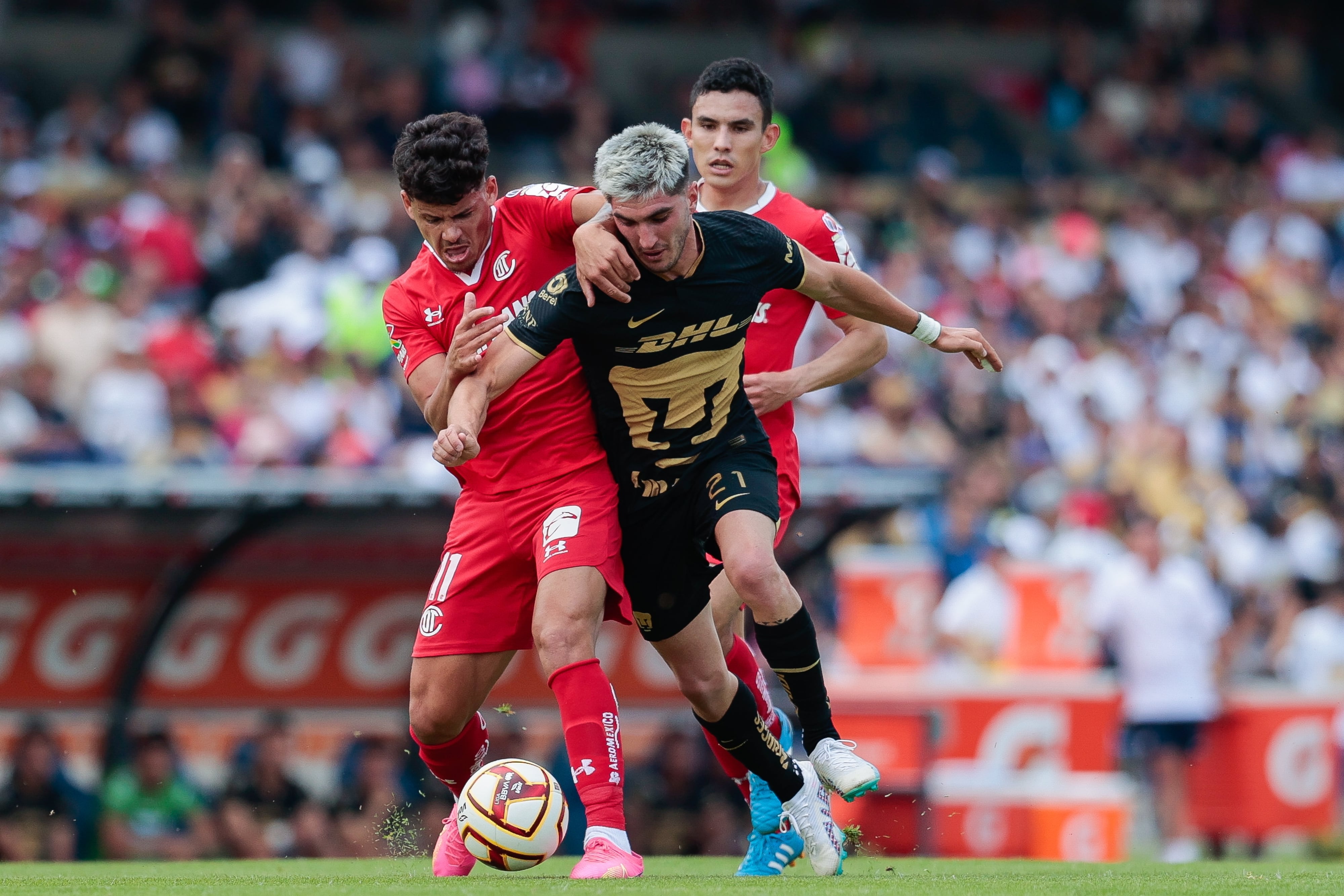 Club Pumas vs Deportivo Toluca.