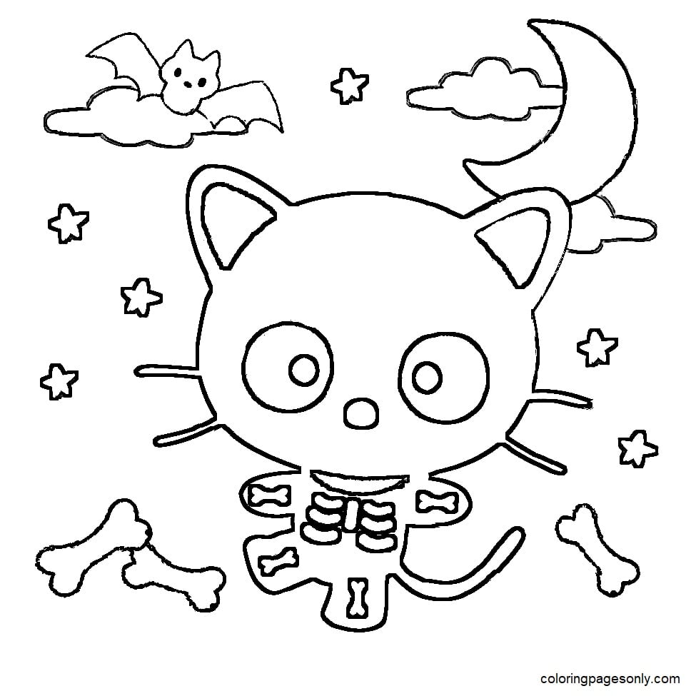 Dibujo cumpleaños de Chococat