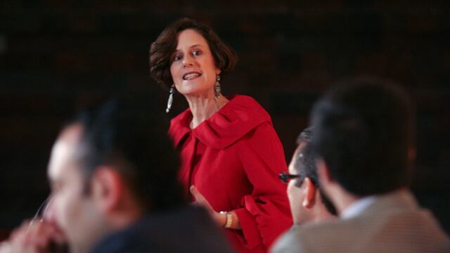 Denisse Dresser, analista política, durante su intervención en el foro de análisis y discusión sobre la Reforma Política que organizó la Cámara de Diputados.