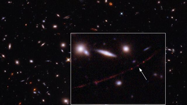 NASA: Estrella lejana jamás vista captada por el telescopio espacial Hubble