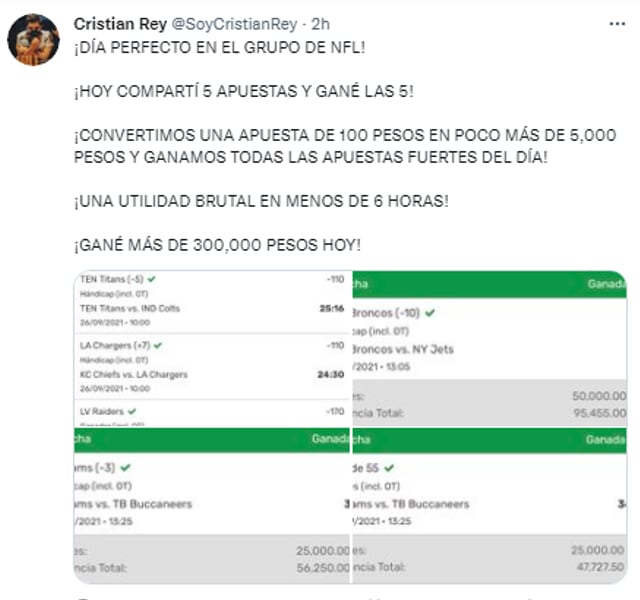 Apuesta Cristian Rey