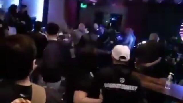 Pleito de aficionados del CF Monterrey