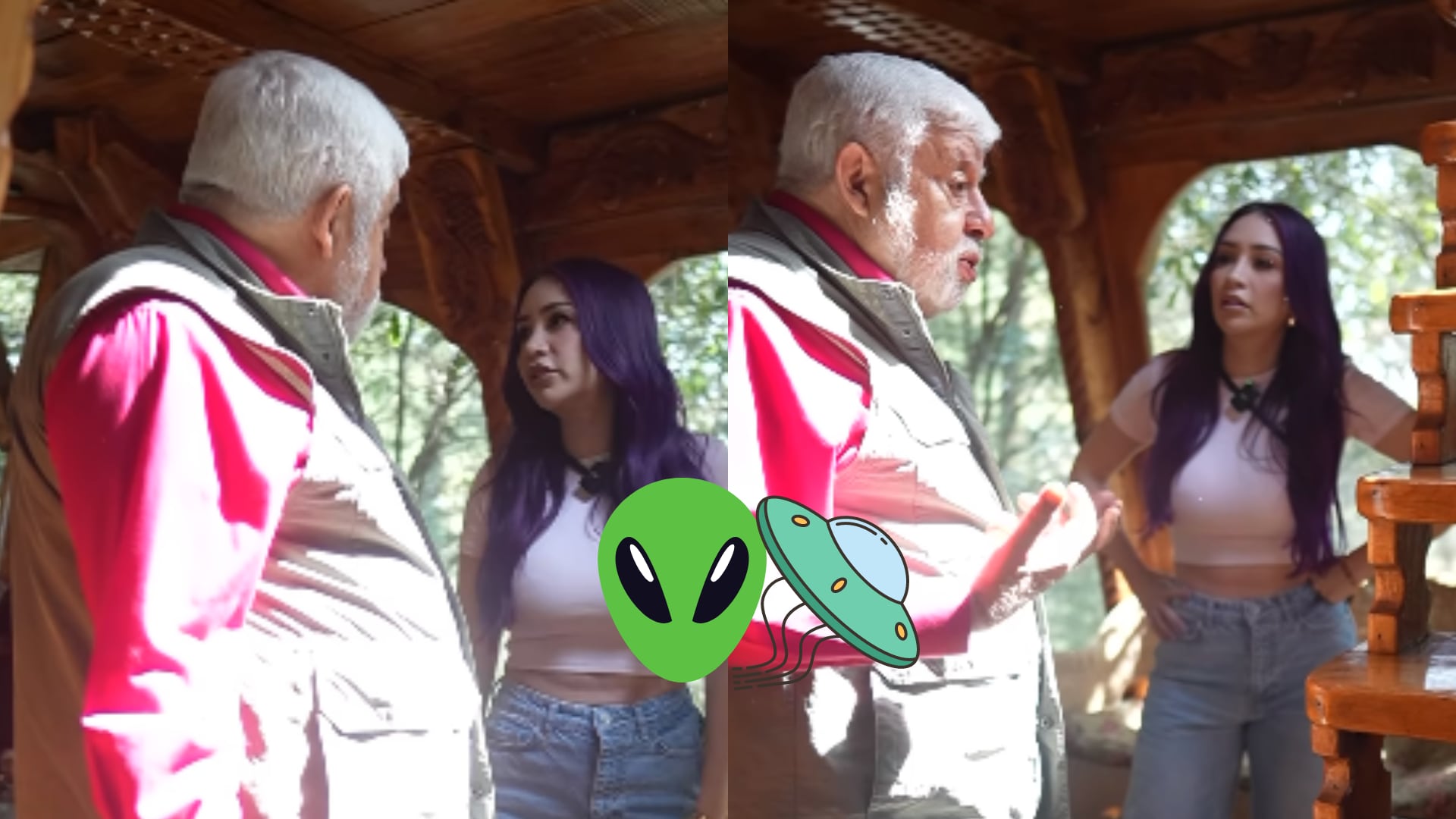 Daniela Rodrice visita la casa de Jaime Maussan y nadie vio venir el crossover (VIDEO)