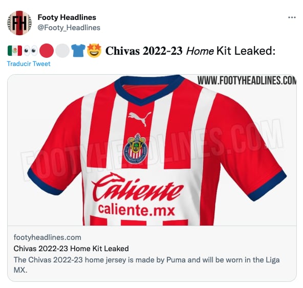 Esta sería la nueva camiseta del Guadalajara