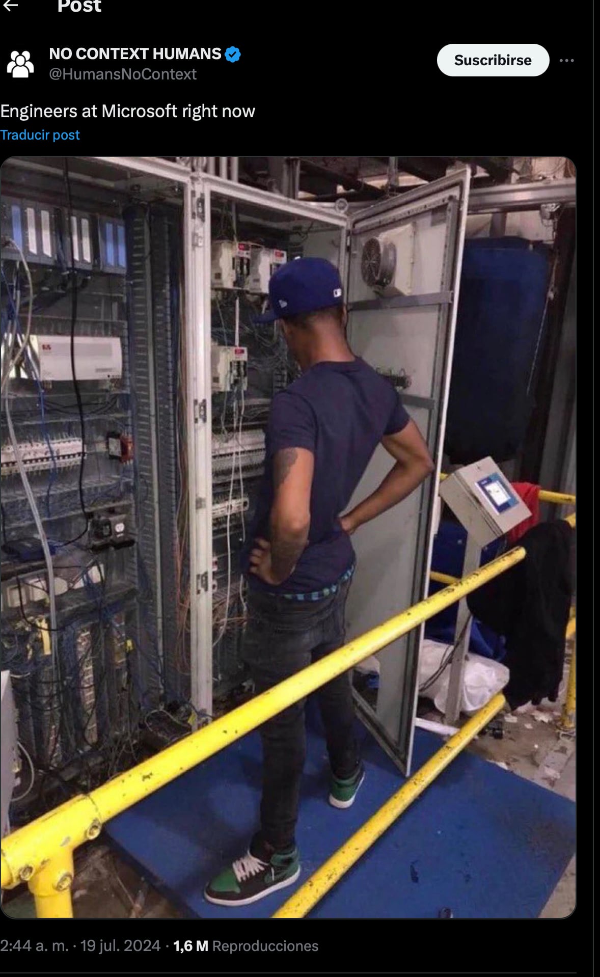 Los mejores memes de la pantalla azul de la muerte por la caída de Windows por CrowdStrike