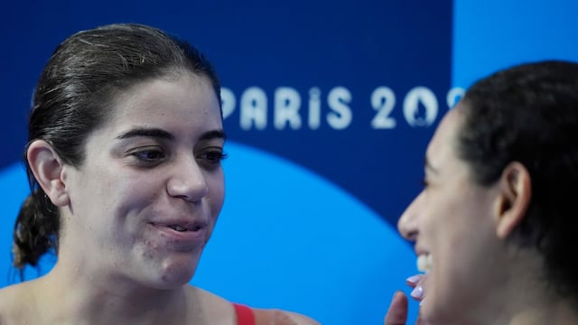 Alejandra Orozco, en los Juegos Olímpicos de París 2024.