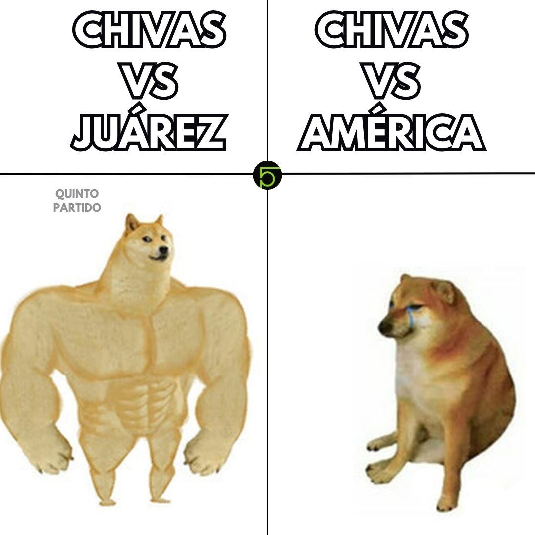 Meme de América vs Chivas.
