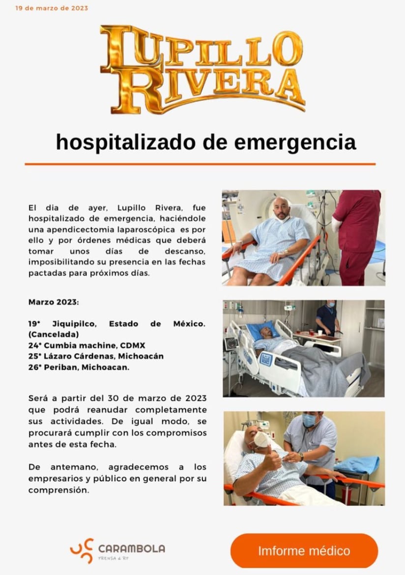 Comunicado de Lupillo Rivera