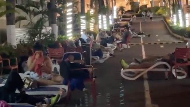 Turistas en Acapulco