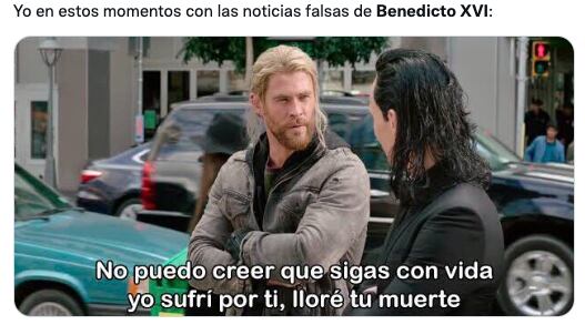 Memes de Benedicto XVI sobre su supuesta muerte