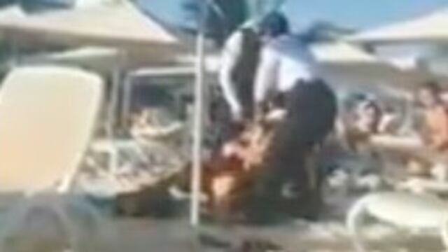 Policía municipal detienen a turistas