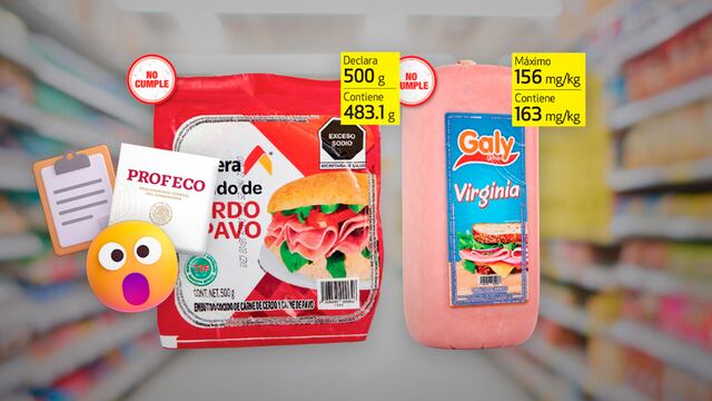 Profeco enlista los productos de jamón que no es jamón