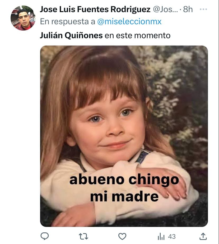 Los fans de la Selección Mexicana se burlaron de Julián Quiñones tras la salida de Diego Cocca.