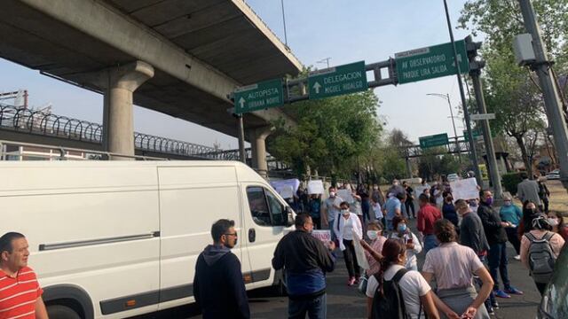 Protesta en Periférico