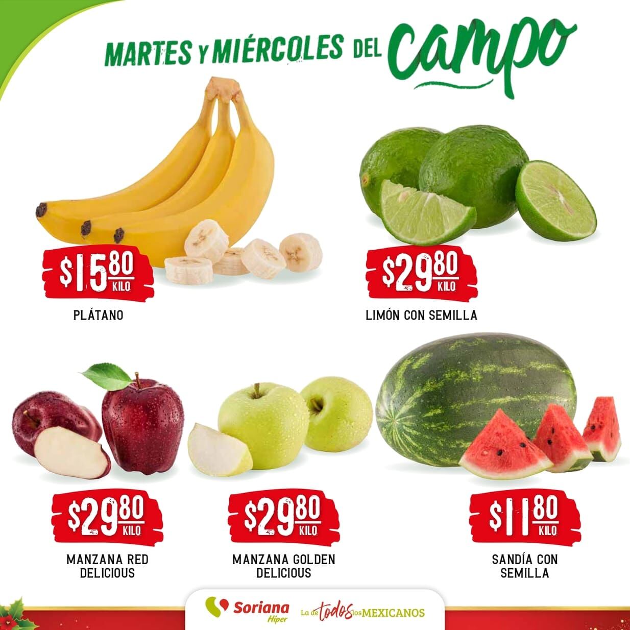 Martes y Miércoles del Campo Soriana 21 y 22 de noviembre 2023