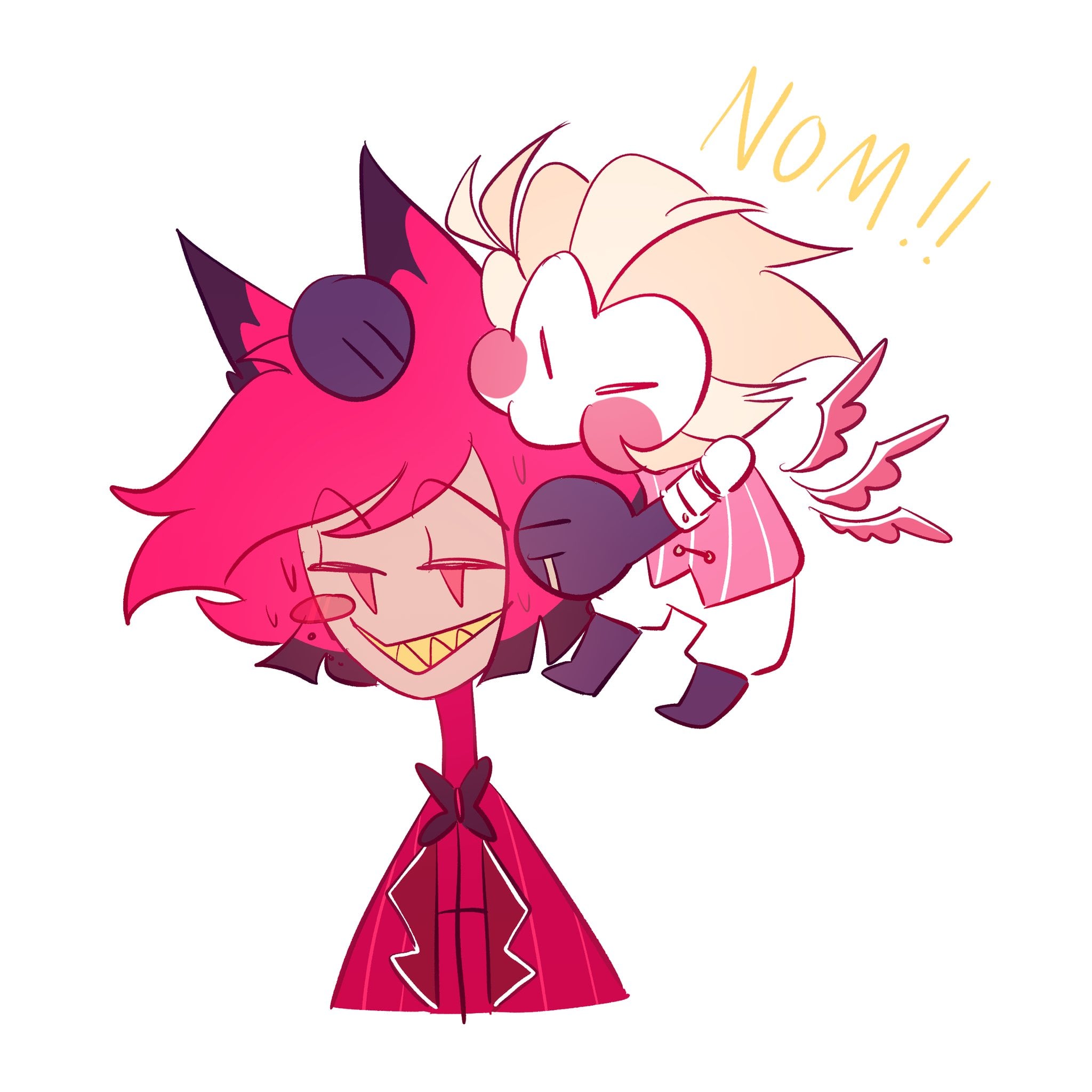 Fanarts de Alastor x Lucifer, el nuevo ship de Hazbin Hotel