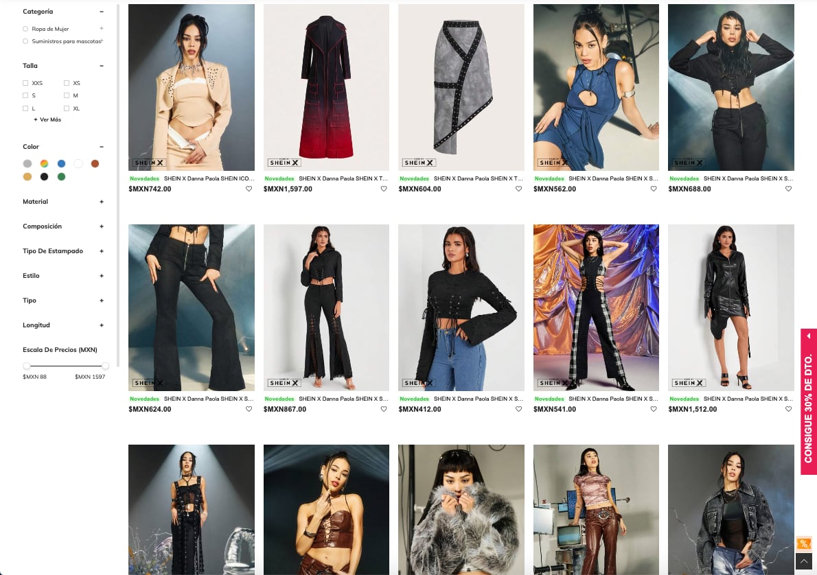 Shein x Danna Paola lanzan una nueva colección y este es su precio