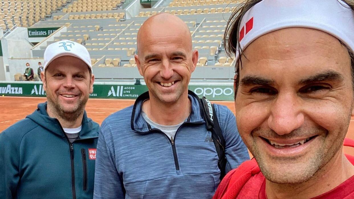 Roger Federer ya se prepara para Roland Garros