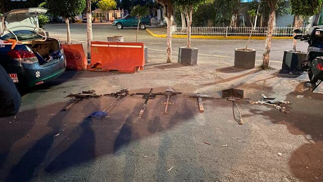 detienen a hombre que intentaba robar huesos humanos del patrón San Nicolás Tolentino en Iztapalapa/SSC