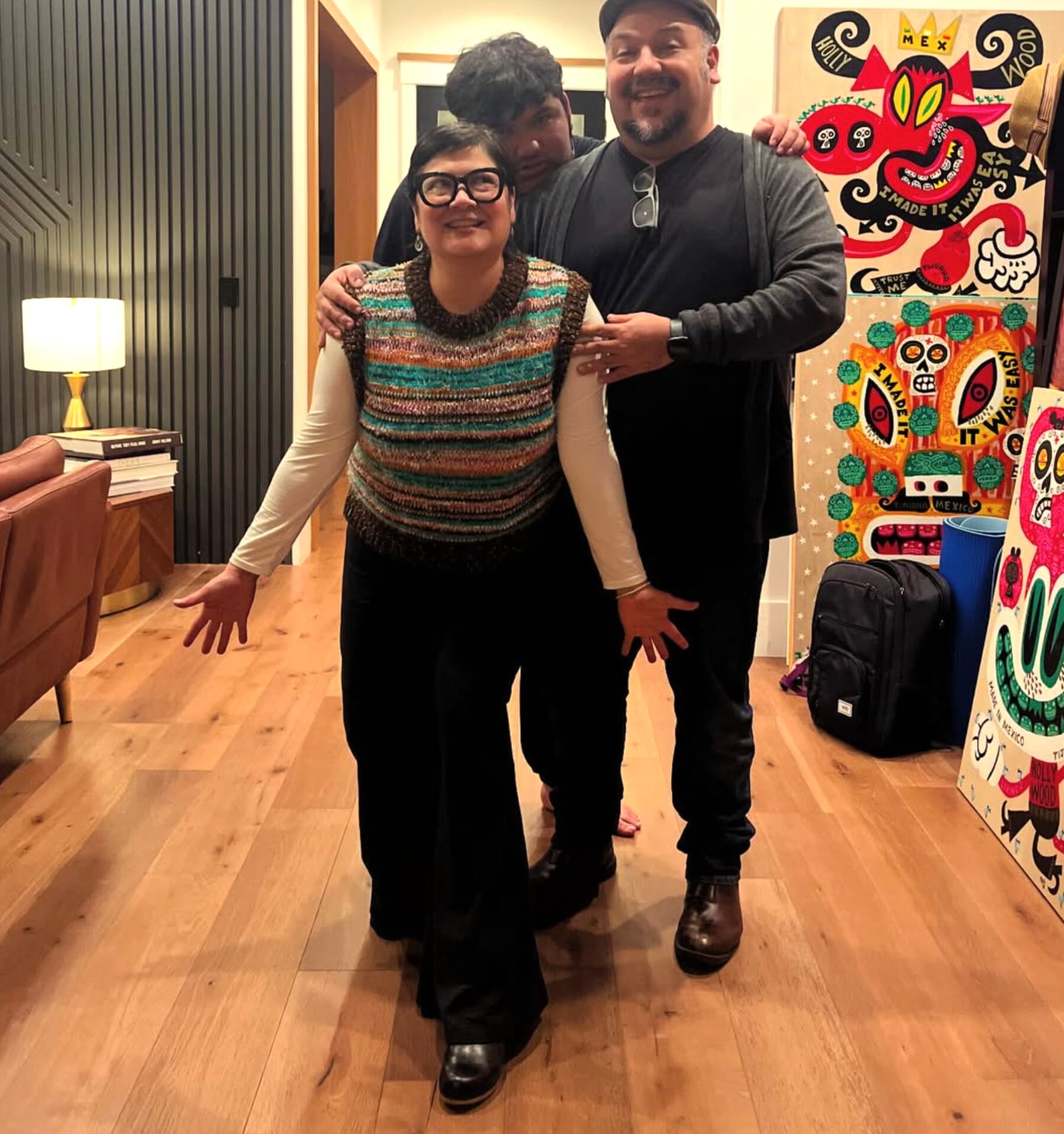 Jorge R. Gutiérrez y su familia