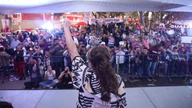 Clara Brugada promete derrotar a la PRIANdilla inmobiliaria