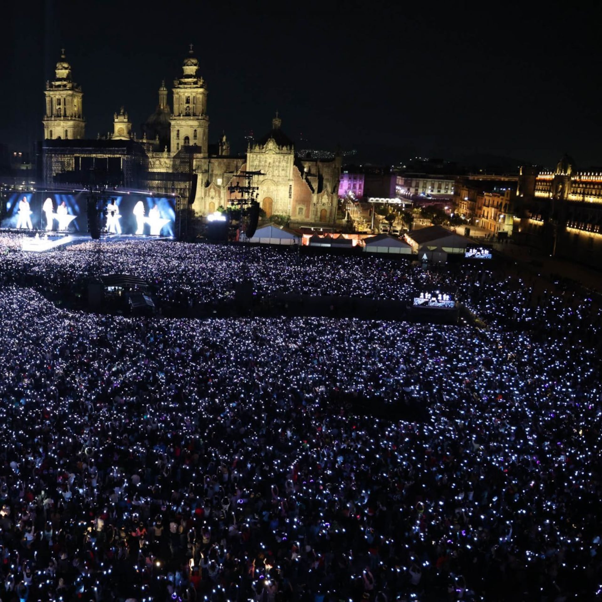 El Zócalo se hacía grandote, se hacía chiquito…