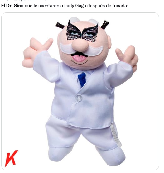 memes de Lady Gaga y el Dr. Simi