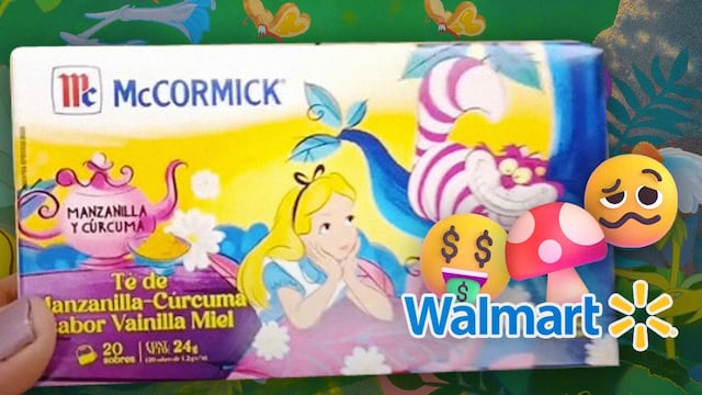 El té de Alicia en el País de las Maravillas que vende Walmart