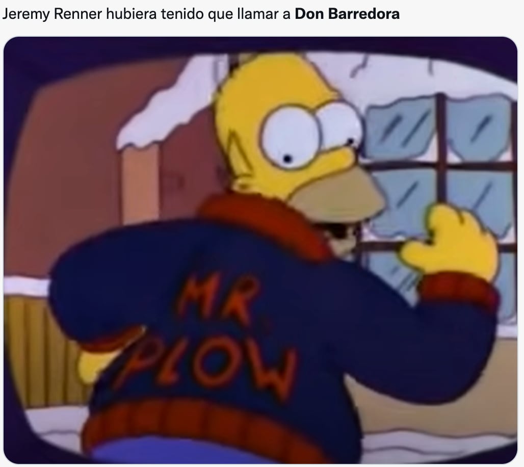 Ya hay memes del accidente de Jeremy Renner