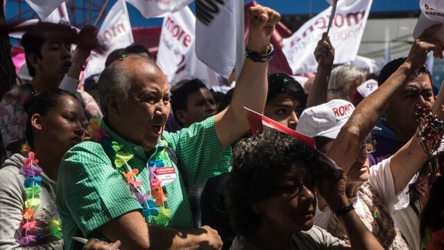 Militantes de Morena