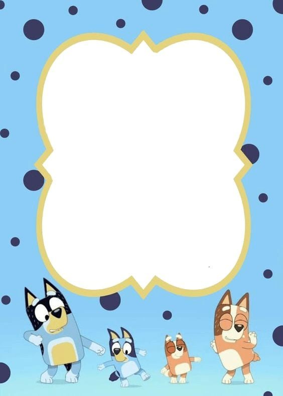 Los diseños de tarjetas de Bluey de cumpleaños para imprimir