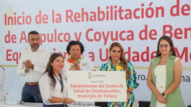 Evelyn Salgado encabeza rehabilitación de centros de salud