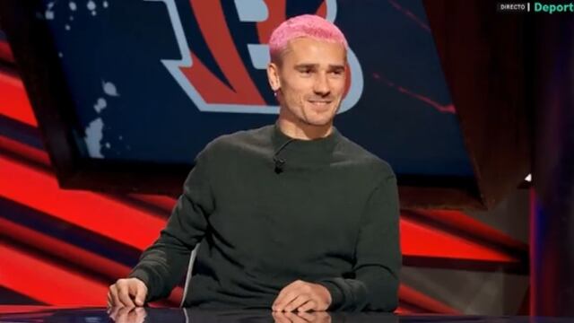 Antoine Griezmann estuvo comentando las acciones del Bills vs Bengals.