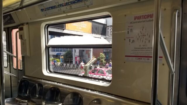 Impacta piedra en metro Nativitas y descalabra a usuaria
