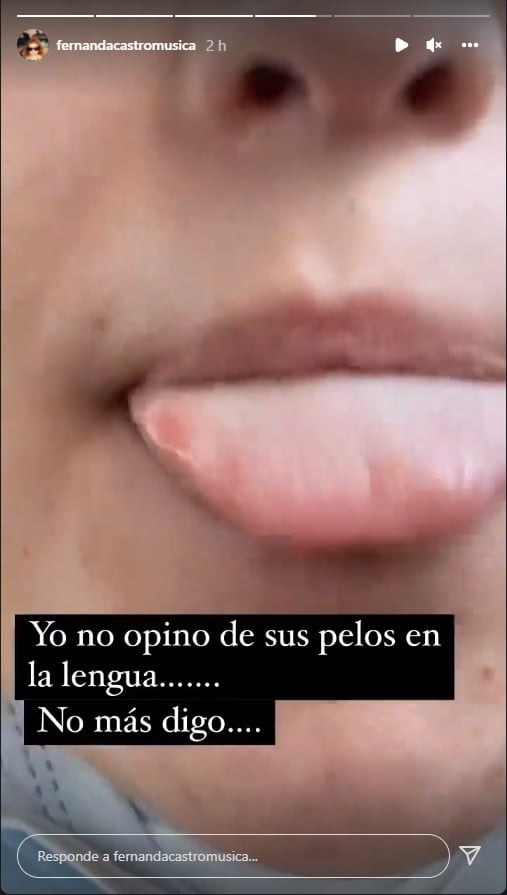 Fernanda Castro contesta a críticas por no rasurarse las axilas