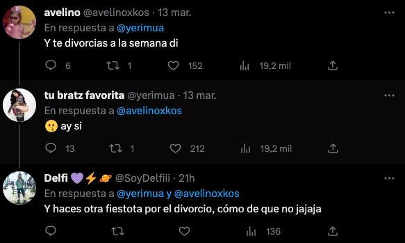 Seguidores de Yeri Mua aseguran que no duraría n un día casada