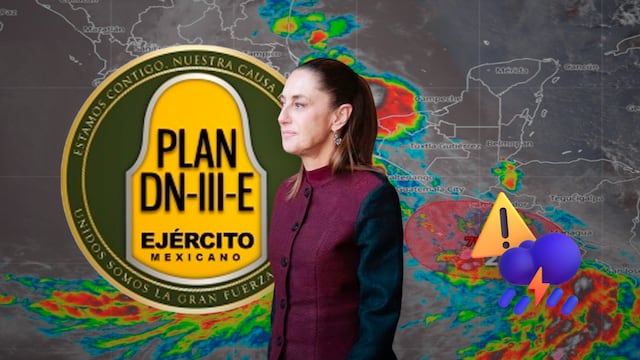Claudia Sheinbaum activa el Plan DN-III-E ante la tormenta tropical Boris