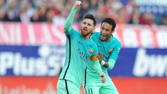 Los dos jugadores blaugrana