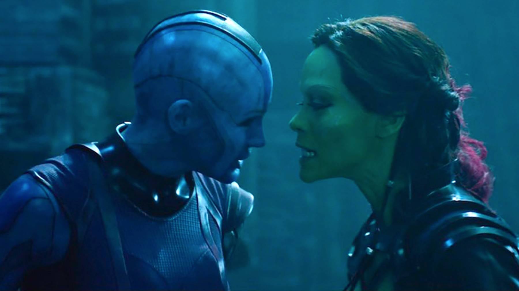 Nebula y Gamora
