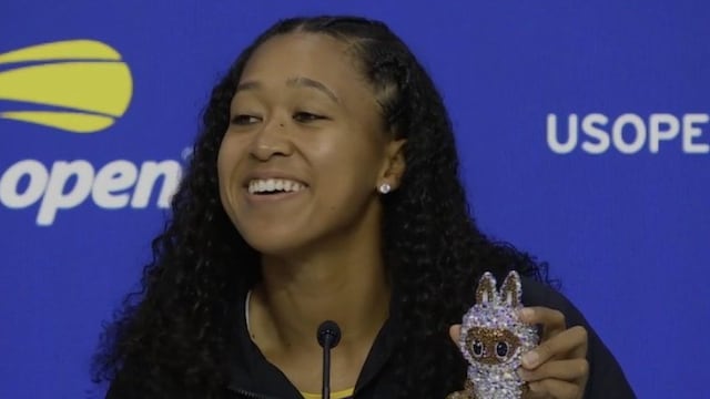 Naomi Osaka y su Labubu