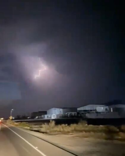 Nube extraña en Coahuila